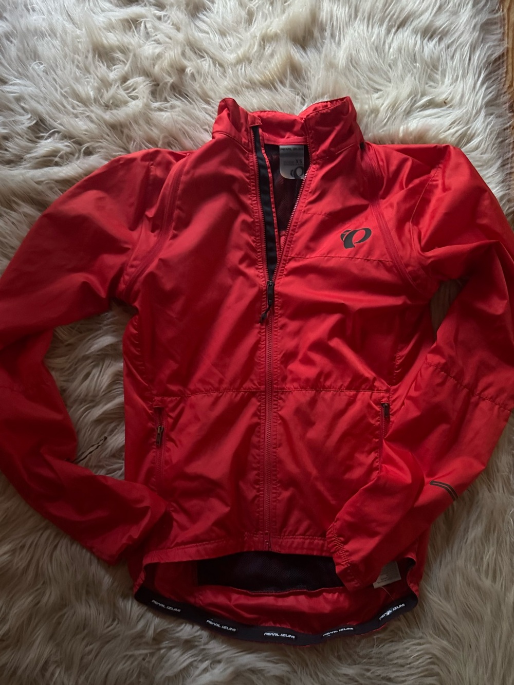 Pearl Izumi Women's Bright Red Cycling Utility Jacket
